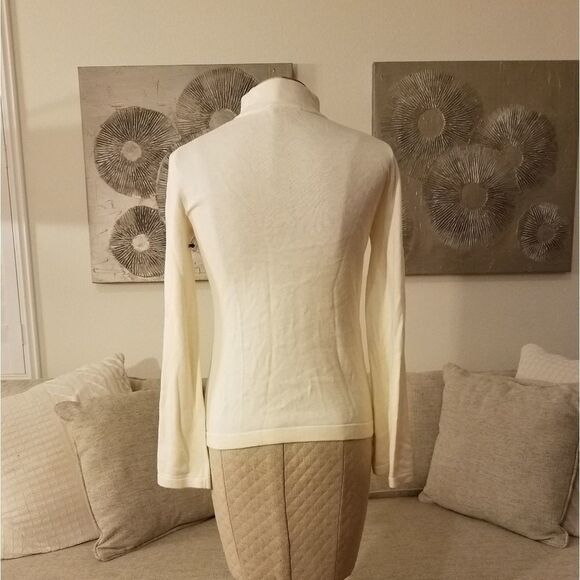 Vince Camuto Bell Sleeve Choker Neck Sweater XSP - Picture 5 of 7